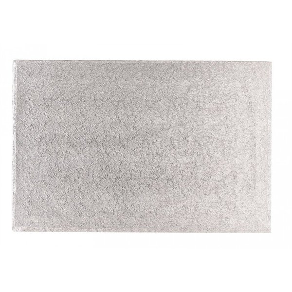 Drum - 10" x 12" Rectangle - Silver