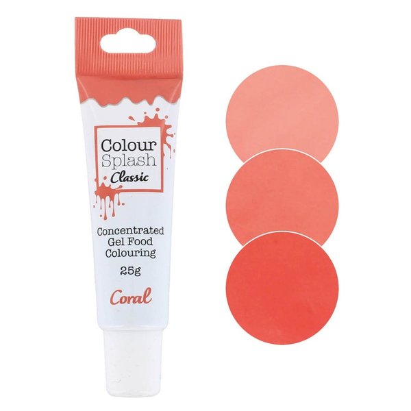 Colour Splash - Concentrated Paste Gel Food Colouring - Coral