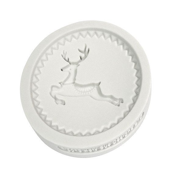 Katy Sue - Silicone Mould - Prancing Reindeer Topper