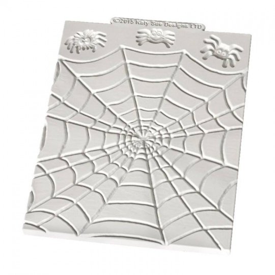 Katy Sue - Silicone Mould - Spiders & Web