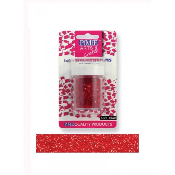 PME - Red Glitter Flakes