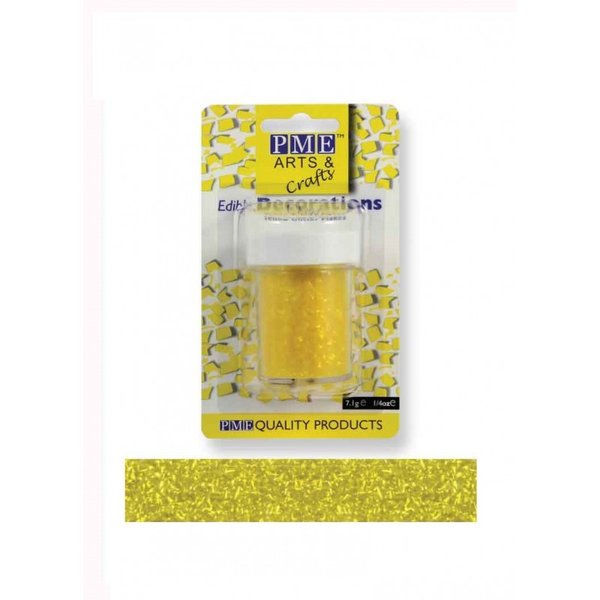 PME - Edible Glitter Flakes - Yellow
