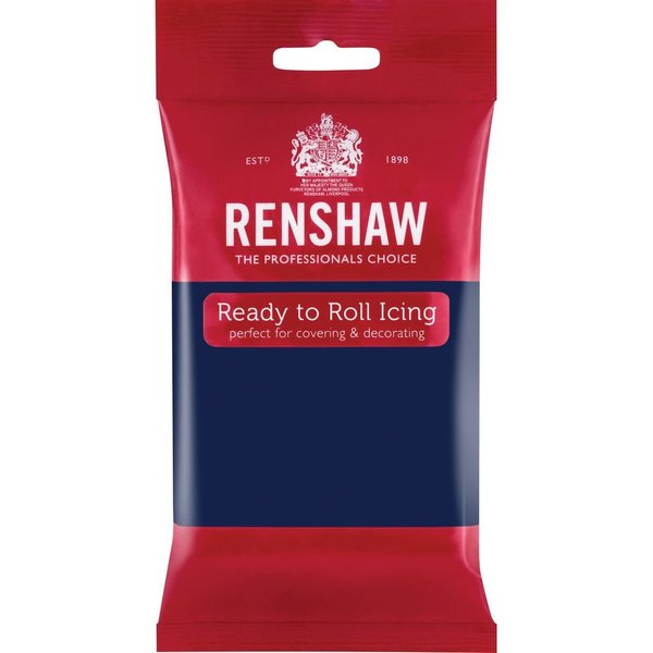 Renshaw Navy Blue Ready to Roll Icing 250g