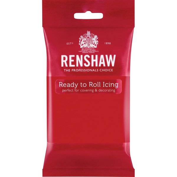 Renshaw Poppy Red Ready to Roll Icing 250g