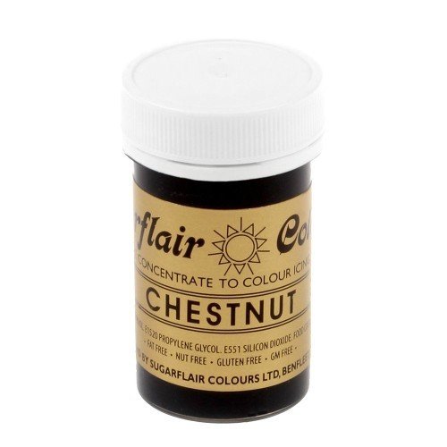 Sugarflair - Chestnut Spectral Paste Gel Food Colouring 25g