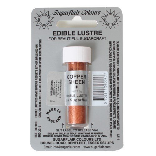 Sugarflair - Copper Sheen Edible Lustre Dusting Colour