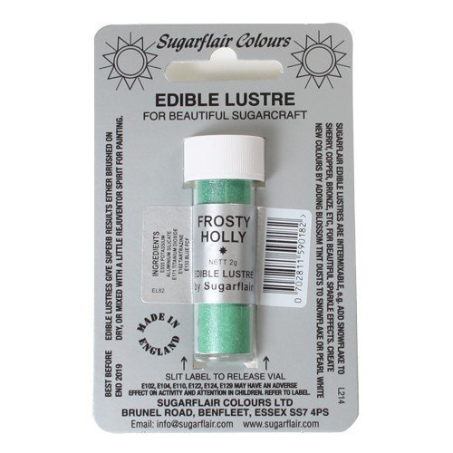 Sugarflair - Frosty Holly Edible Lustre Dusting Colour