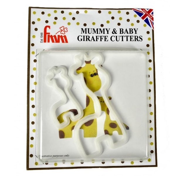 FMM - Themed Cutter - Mummy And Baby Giraffe