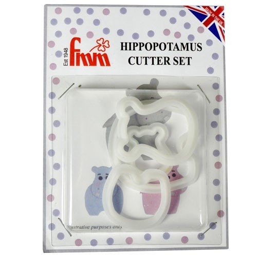 FMM - Themed Cutter - Mummy and Baby Hippopotamus