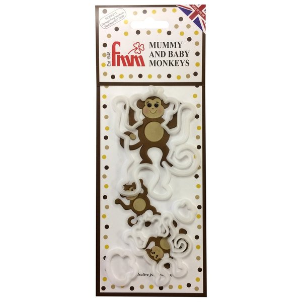 FMM - Themed Cutter - Mummy and Baby Monkey