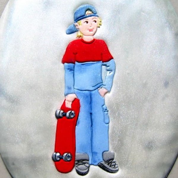 Patchwork - Themed Cutter - Skateboarder