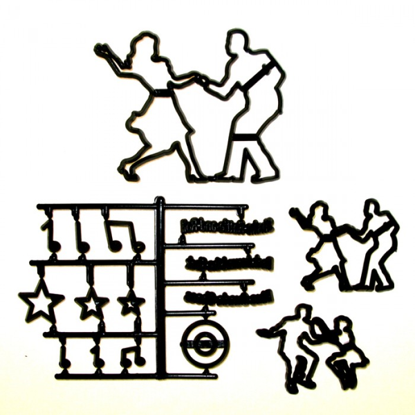 Patchwork - Themed Cutter - Jive Dancers