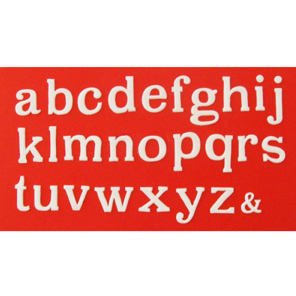 Patchwork - Large Alphabet (Lower Case)