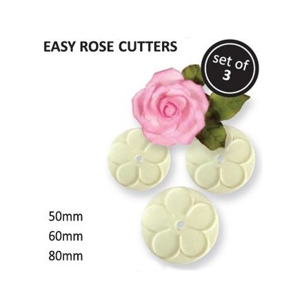 JEM - Flower Cutter - Easy Rose Cutters Set of 3