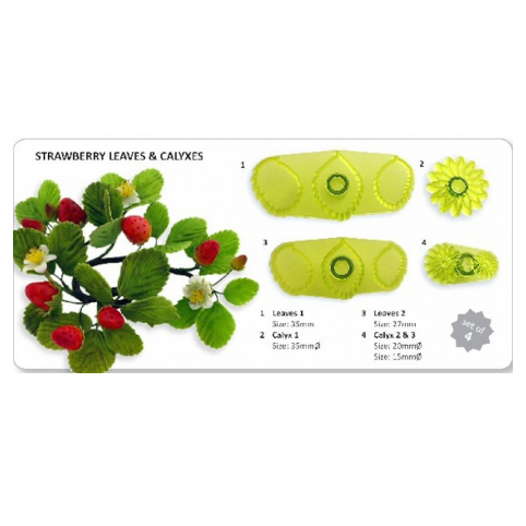 JEM - Flower Cutter - Strawberry Leaves & Calyxs