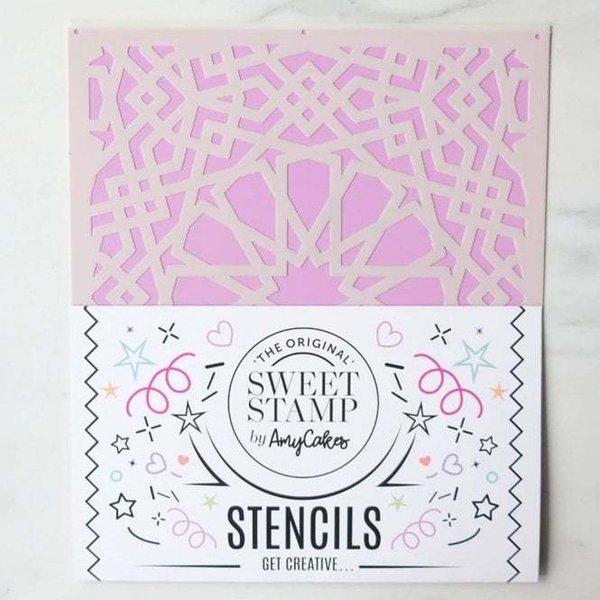 Sweet Stamps by Amy Cakes - Stencil - Mona