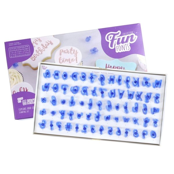 PME - Fun Fonts Cupcake and Cookie Stamping Set Collection 1