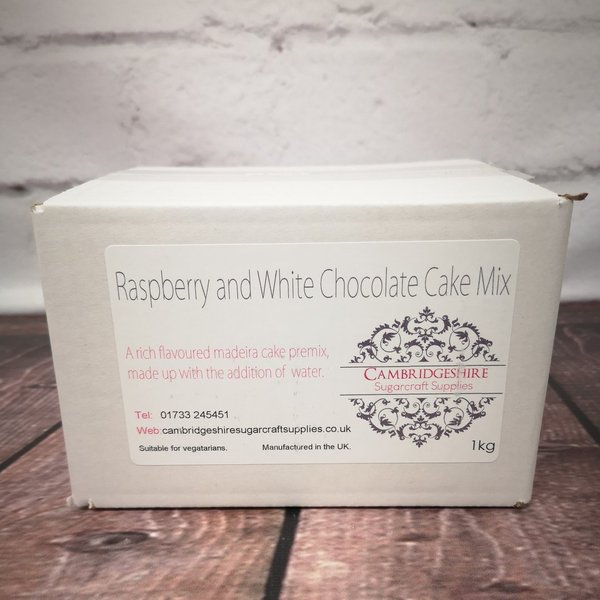CSS - Cake Mix 1kg - Raspberry and White Chocolate