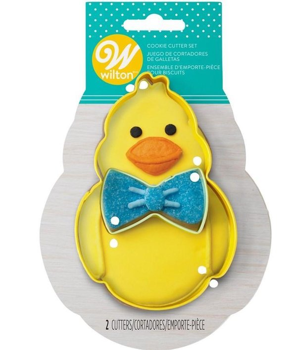 Wilton - Chick and Bow Tie Cookie Cutter Set