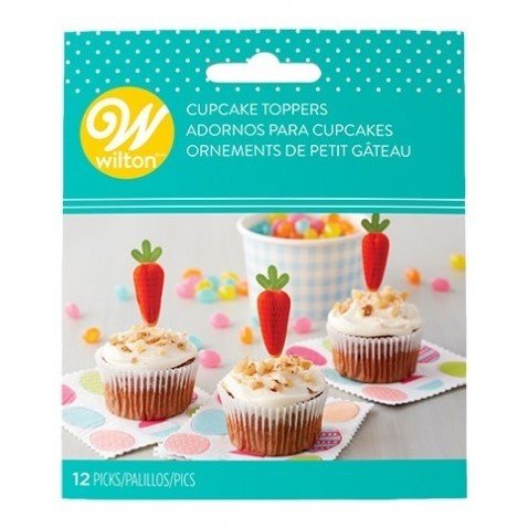 Wilton - 12 Carrot Cupcake Topper Picks