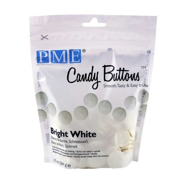 PME - Bright White Candy Buttons