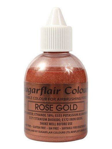 Sugarflair airbrush colour rose gold