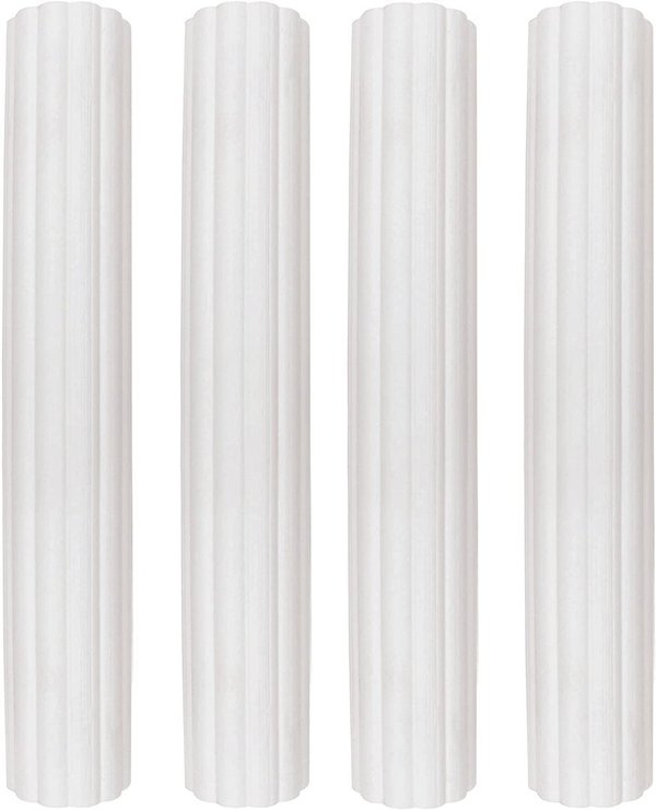 PME - Pillars - 6" White Plastic Hollow