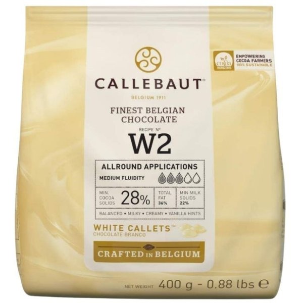 Callebaut - Belgian Chocolate - White - 400g