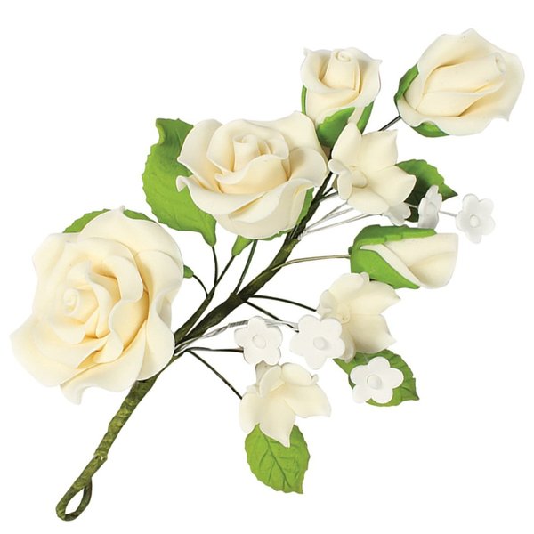 Flower Spray - Ivory Rose 145mm