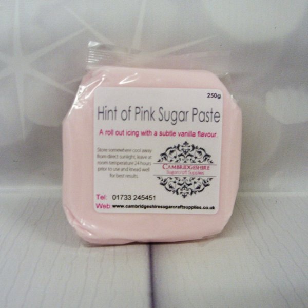 CSS - Sugarpaste Ready to Roll 250g Hint of Pink