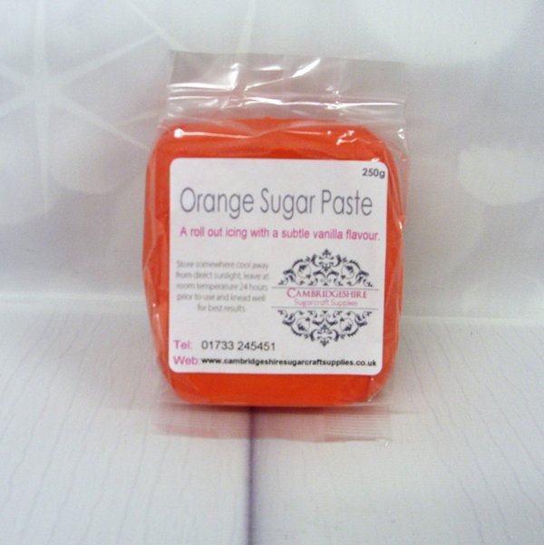 CSS - Sugarpaste Ready to Roll 250g Orange