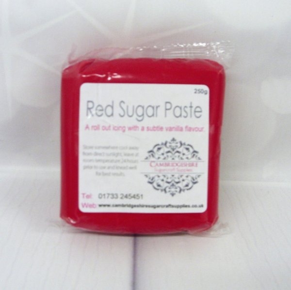 CSS - Sugarpaste Ready to Roll 250g Red