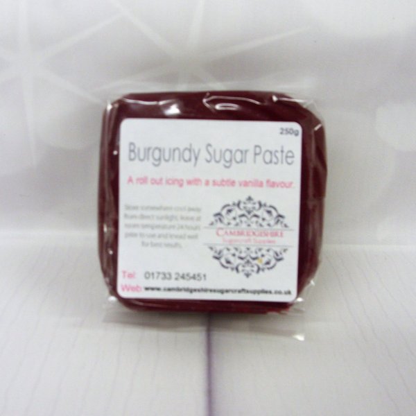 CSS - Sugarpaste 250g - Burgundy