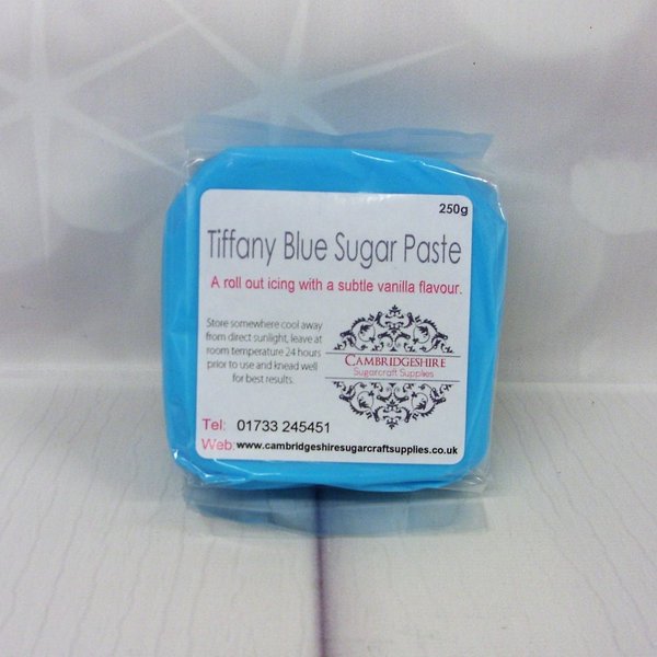 CSS - Sugarpaste Ready to Roll 250g Tiffany Blue