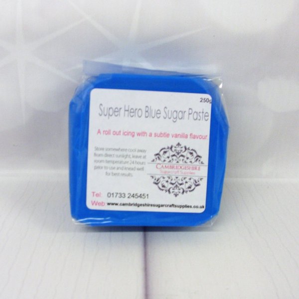 CSS - Sugarpaste Ready to Roll 250g Super Hero Blue