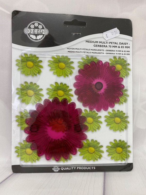 JEM - Flower Cutter - Multi Petal Daisy / Gerbera 70mm and 85mm