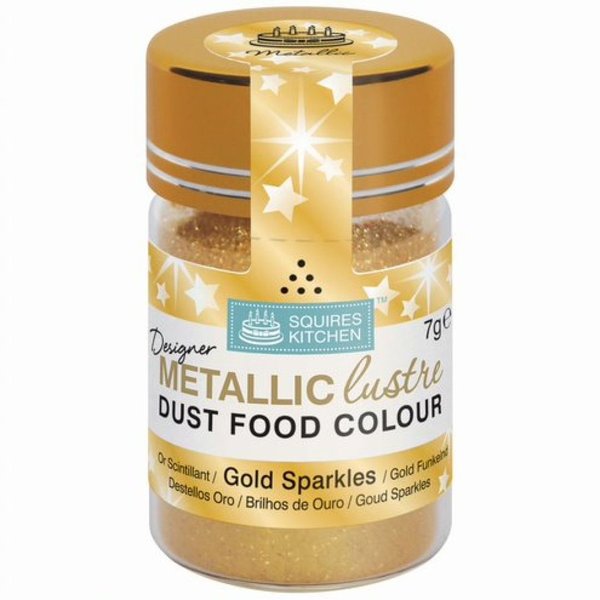 Squires Kitchen Gold Sparkle Metallic Dust 5.5g