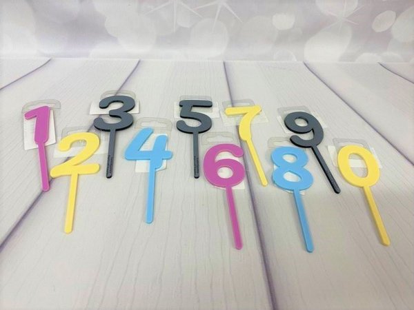 CSS Acrylic- Number topper