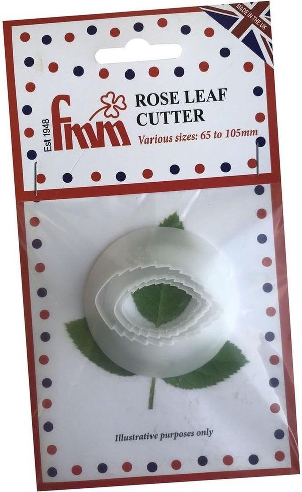 FMM - Flower Cutter - Rose Leaf (Set of 3)