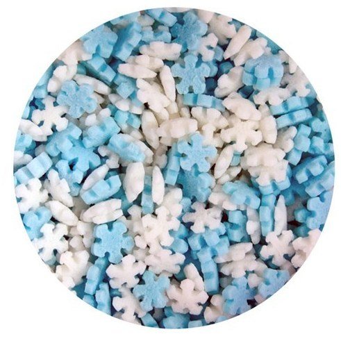 Scrumptious -  Mini Snowflakes - Blue & White