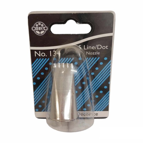 JEM - Piping Nozzle - No:134 5 Line/Dot
