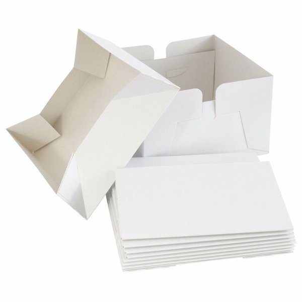 Bulk Buy - Box - 10” with Lid - White x 10